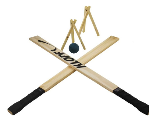 Kit Bets 2 Tacos 2 Bases 1 Bola Jogo De Taco